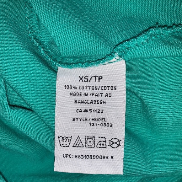 Cute Green Cap Sleeve Tee - Picture 14 of 14